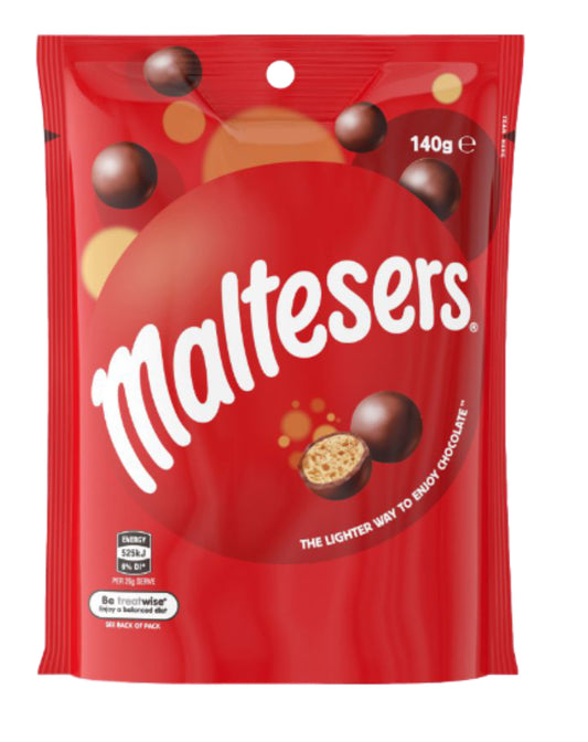 Maltesers Milk Chocolate Bag 140g