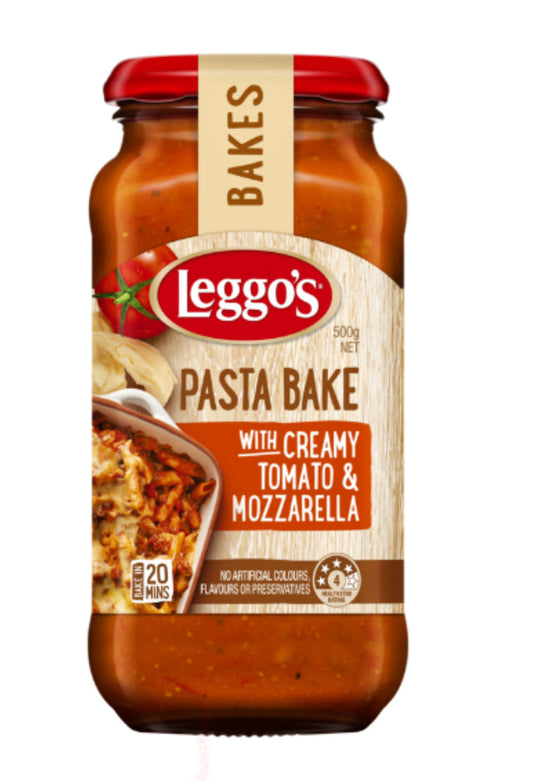 Leggo's Creamy Tomato Mozzarella Pasta Bake 500g -(B2B)
