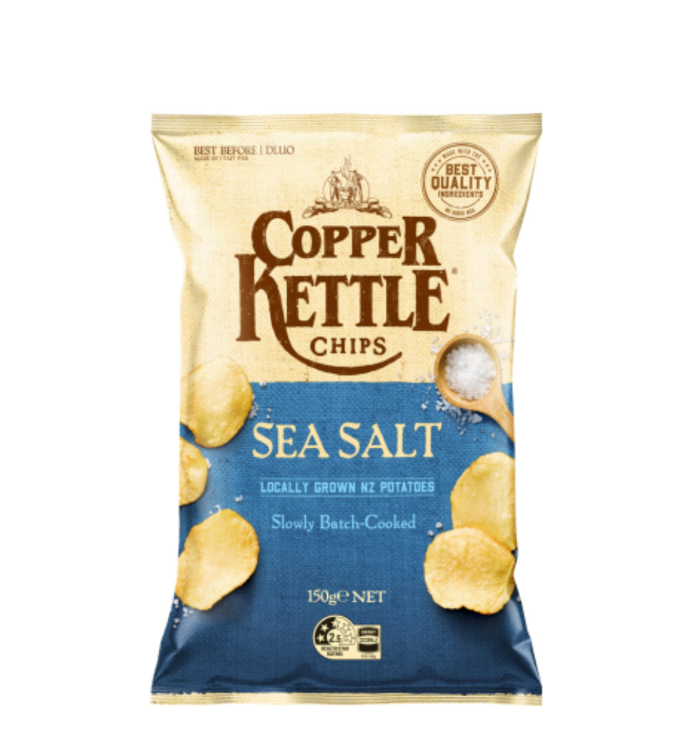Copper Kettle Sea Salt Potato Chips 150g
