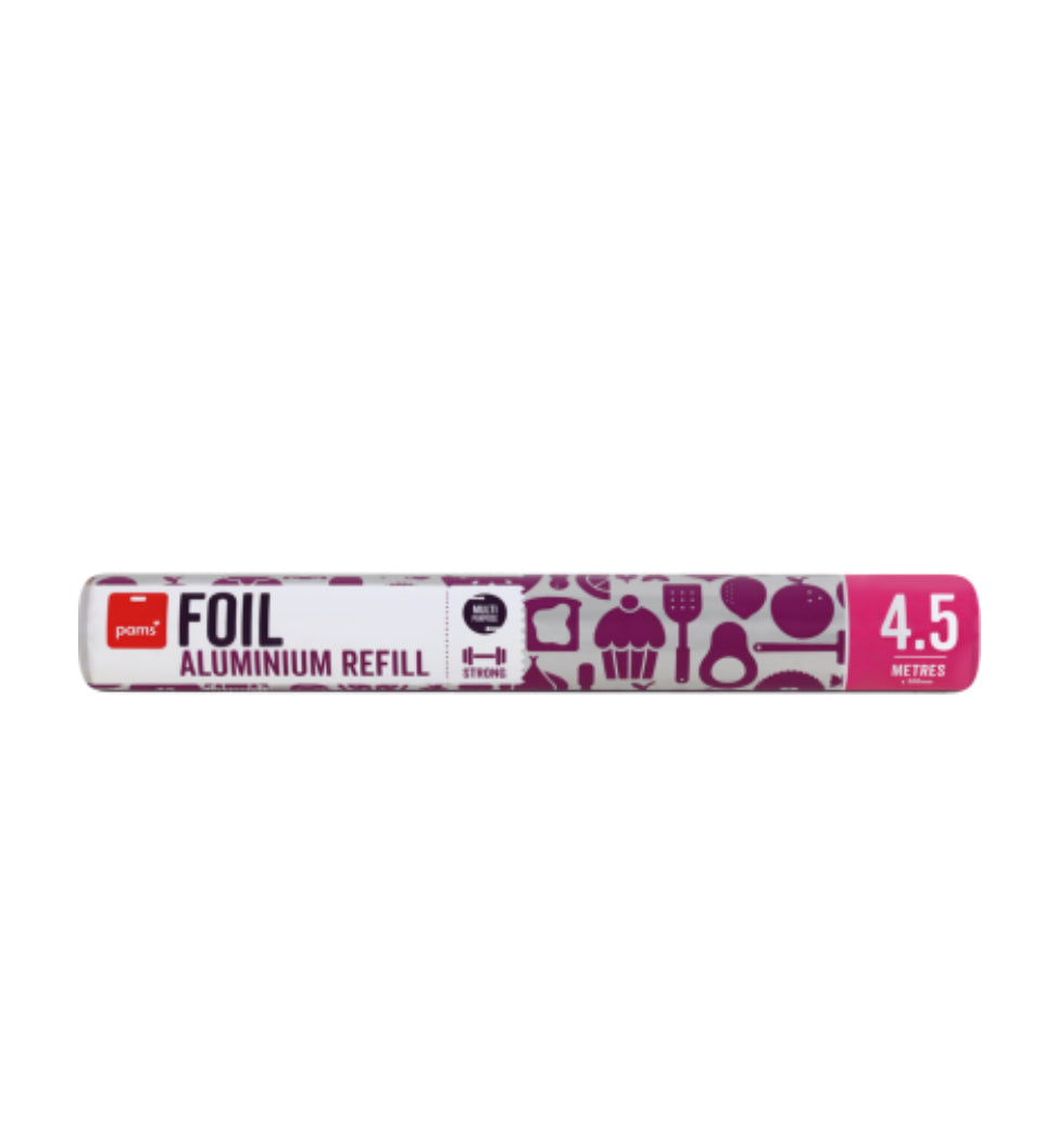 Pams Foil Aluminium Refill 300mm Wide 4.5m -(B2B)