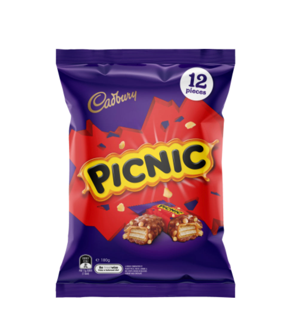 Cadbury Picnic Chocolate Sharepack 180g