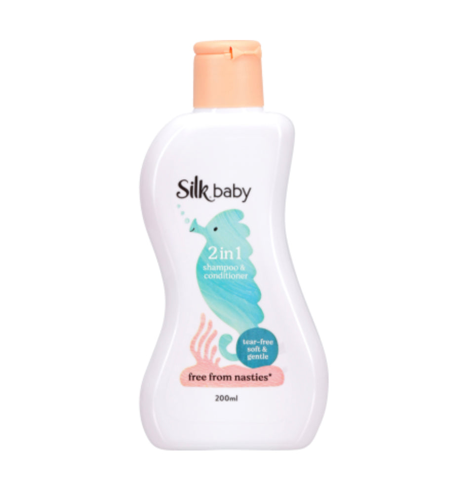 Silk Baby 2 In 1 Shampoo & Conditioner 200ml