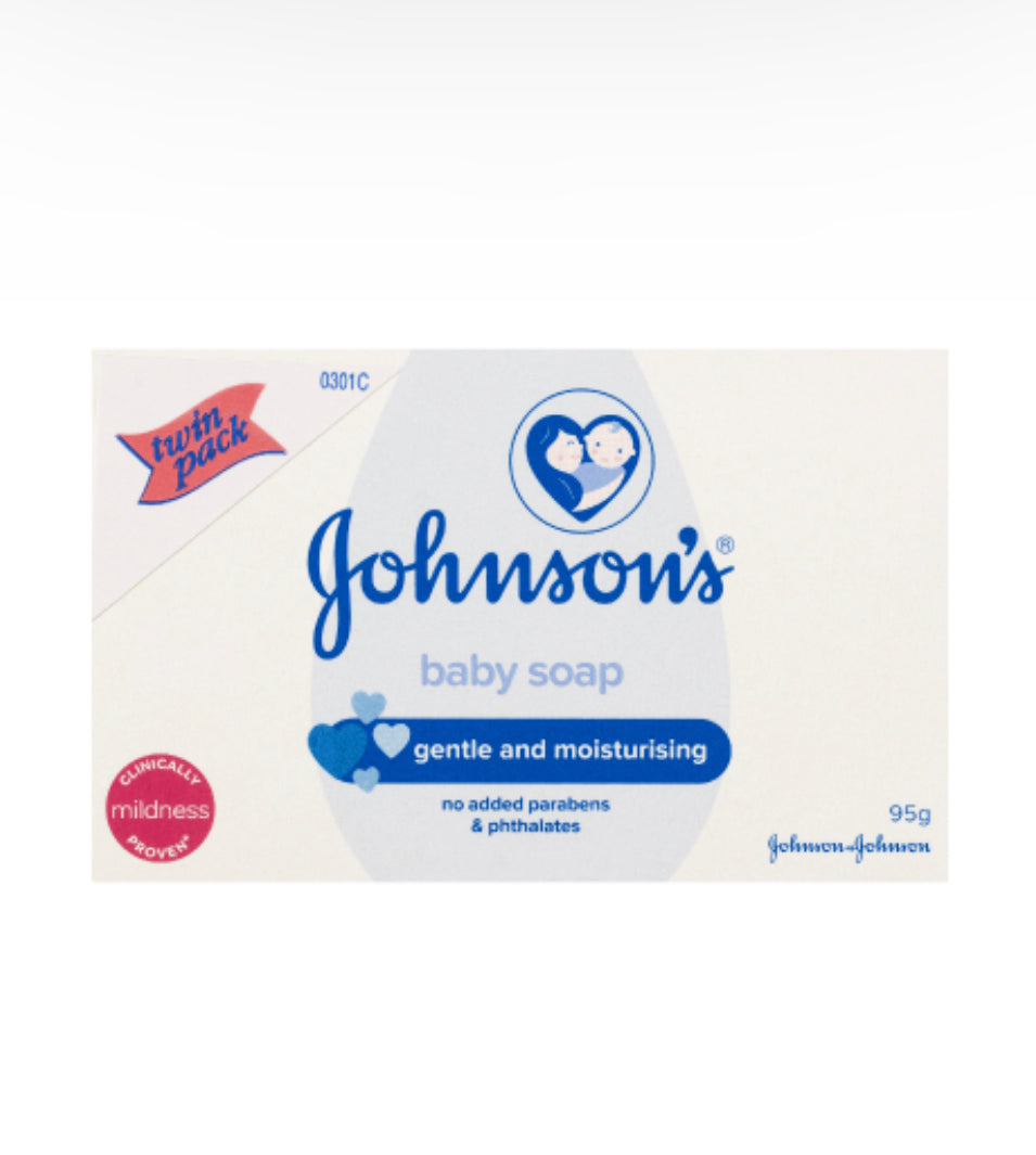 Johnson's Baby Soap Twin Pack 2 x 95g -(B2B)