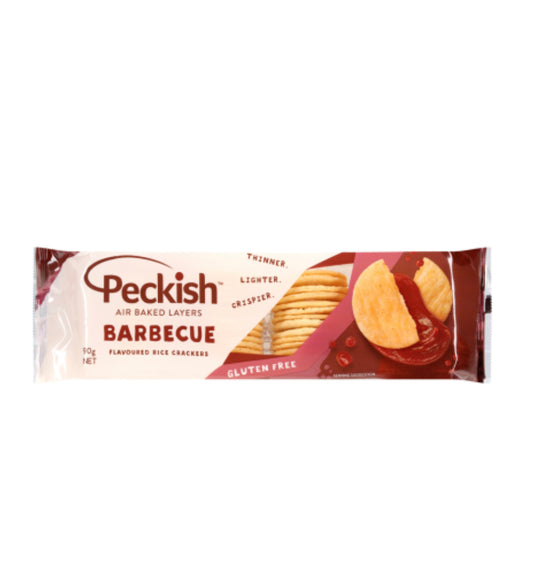 Peckish Tangy Barbecue Flavoured Rice Crackers 90g