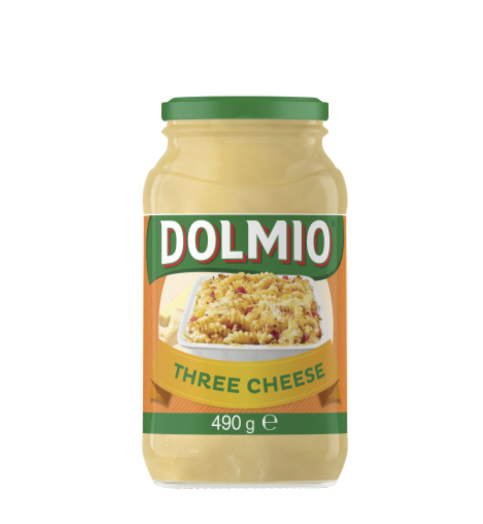 Dolmio Three Cheese Pasta Bake Sauce Jar 490g -(B2B)