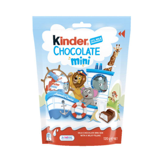 Kinder Safari World Mini Chocolate Bars 120g -(B2B)