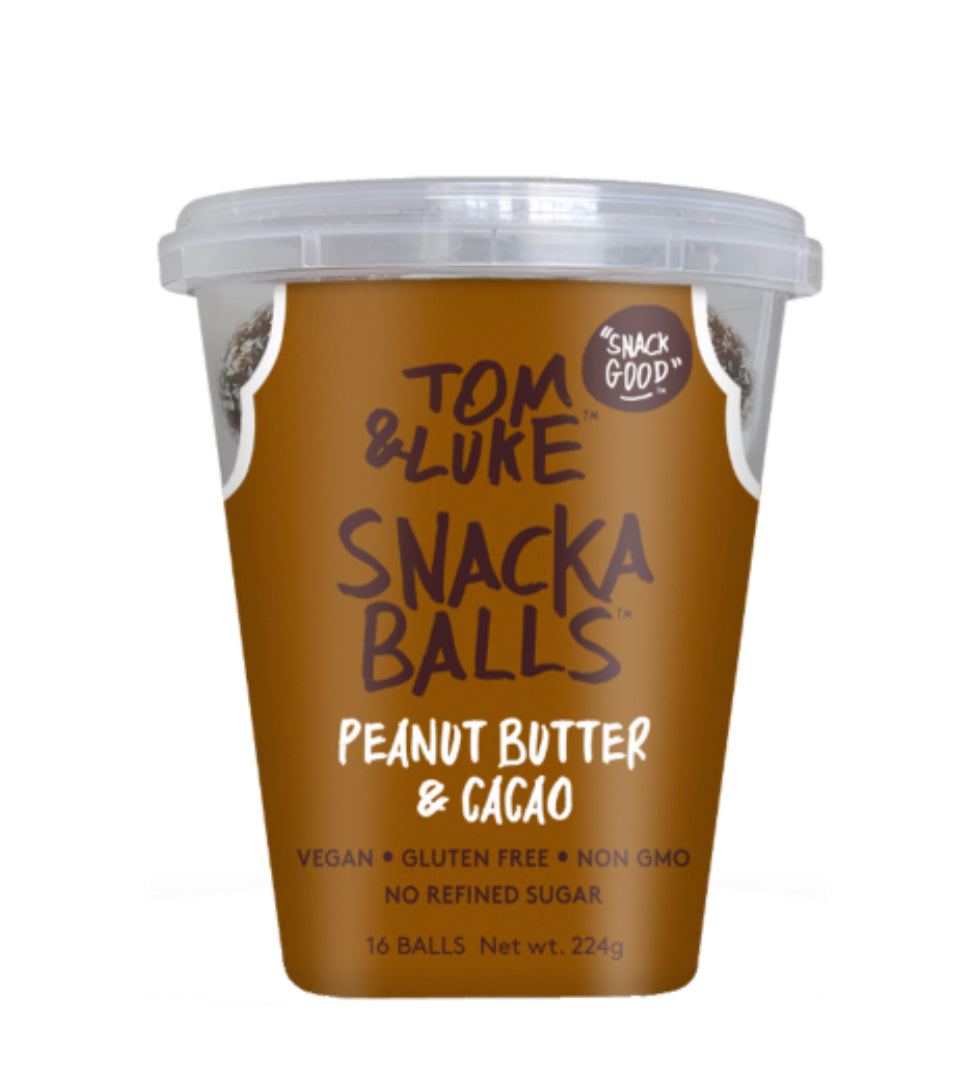 Tom & Luke Peanut Butter & Cacao Snackaballs 224g