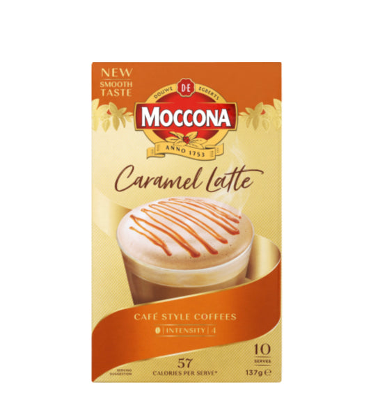 Moccona Café Classics Caramel Latte Coffee Sachets 10pk