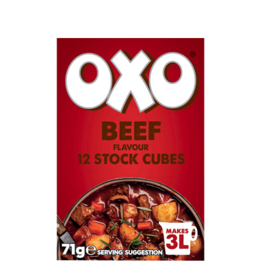 Oxo Beef Flavour Stock Cubes 71g -(B2B)