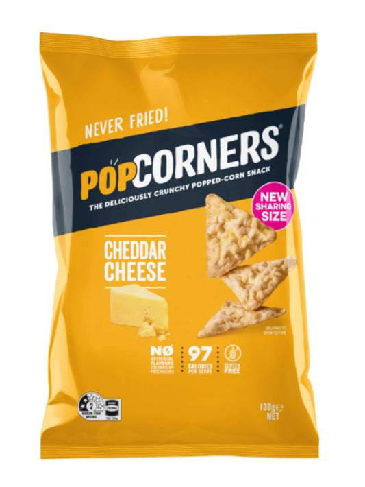 PopCorners Cheddar Cheese Popcorn Chips 85g -(B2B)
