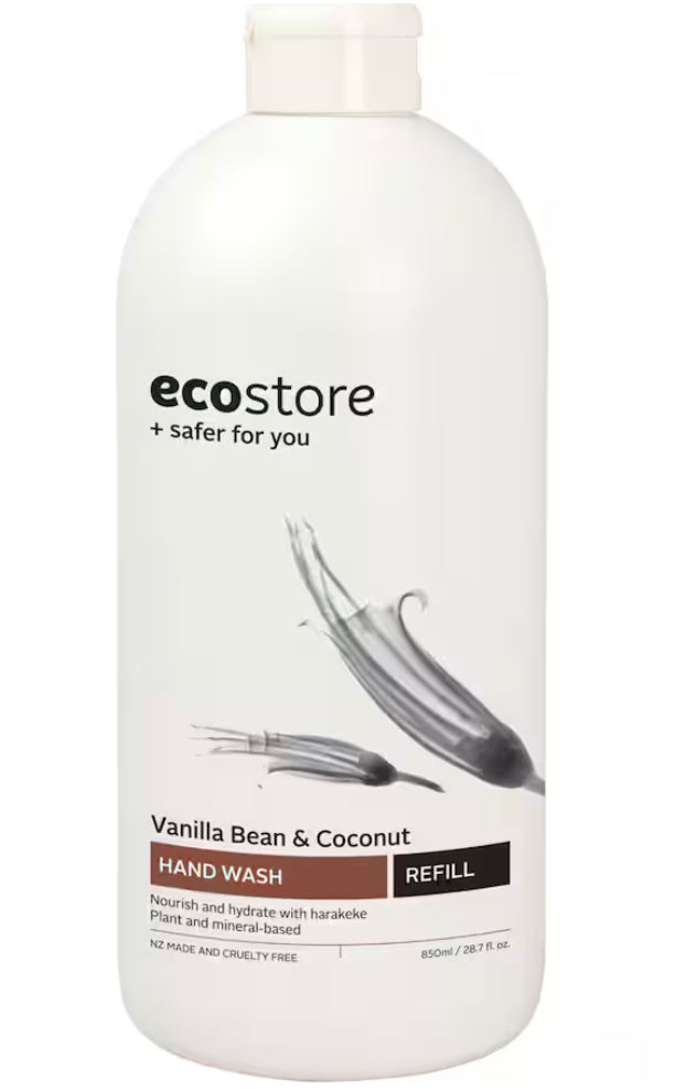 Ecostore Hand Wash Vanilla Coconut Refill 850ml