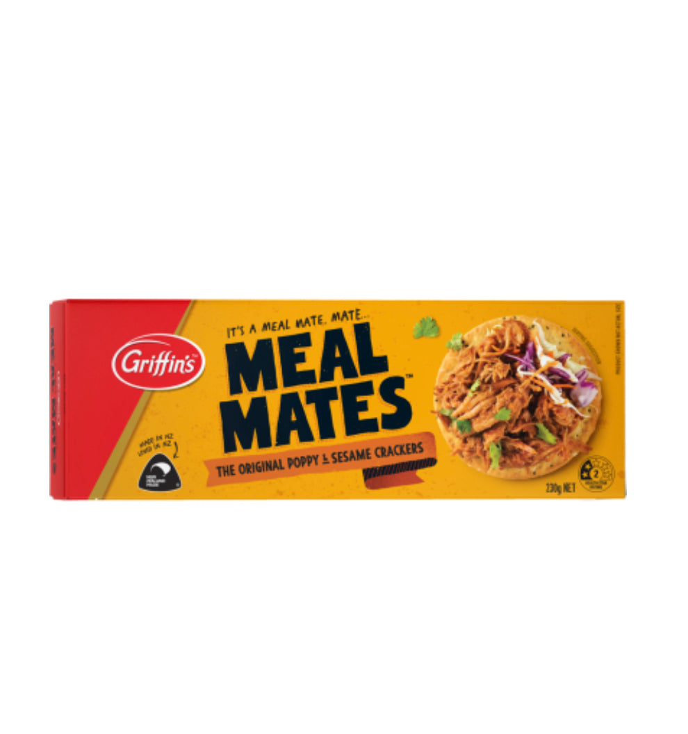 Griffin's Meal Mates The Original Poppy & Sesame Crackers 230g