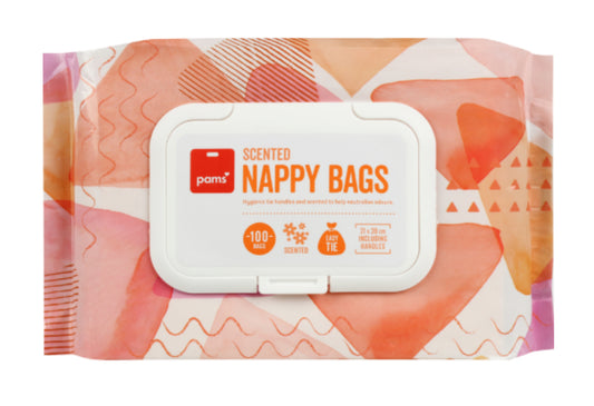 Pams Scented Nappy Bags 100pk
