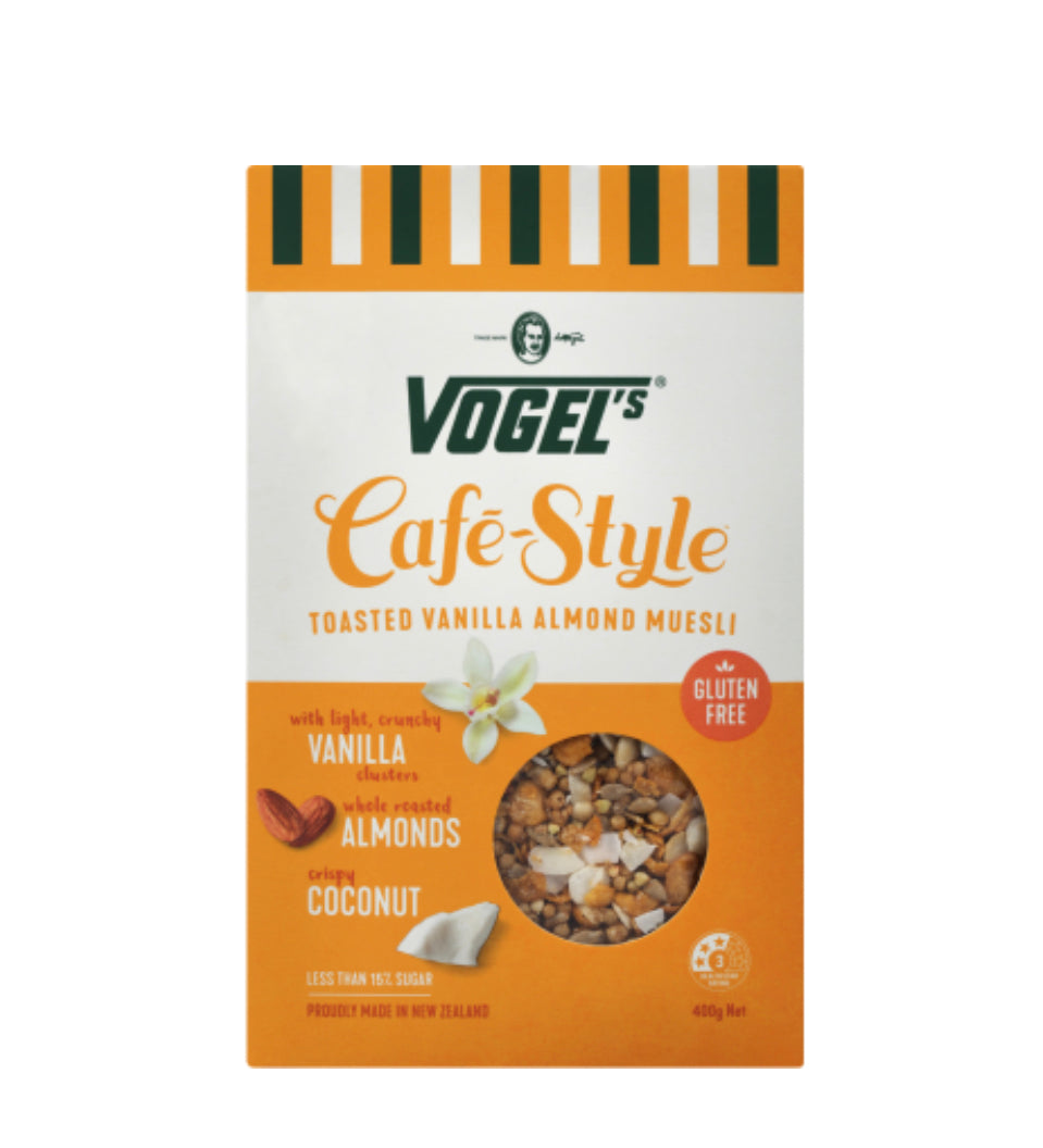 Vogel's Cafe-Style Toasted Vanilla Almond Muesli 400g