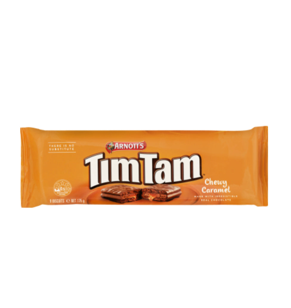 Arnott's Tim Tam Chewy Caramel Biscuits 175g -(B2B)