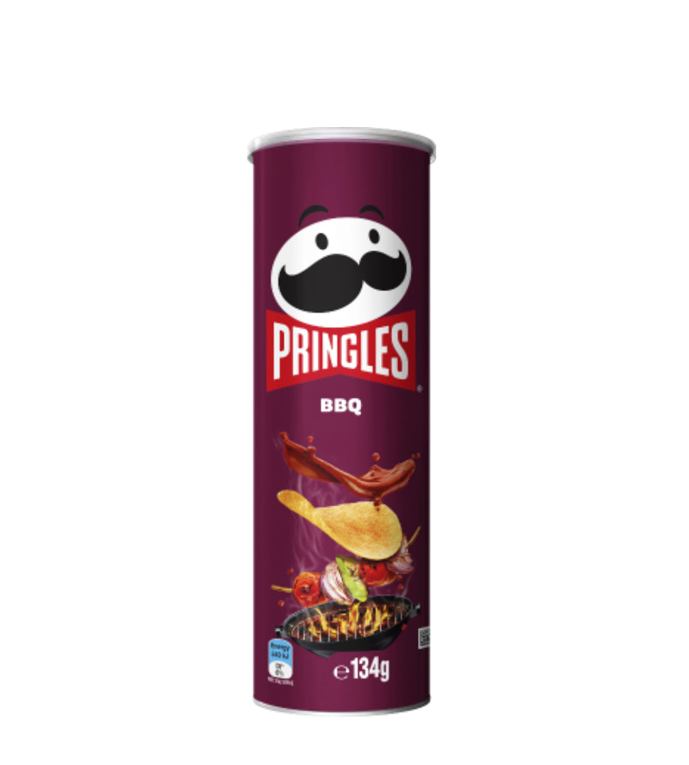 Pringles BBQ Potato Chips 134g -(B2B)