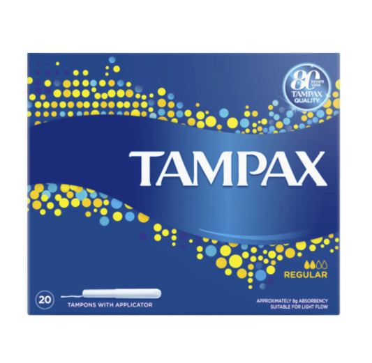 Tampax Regular Applicator Tampons 20pk -(B2B)