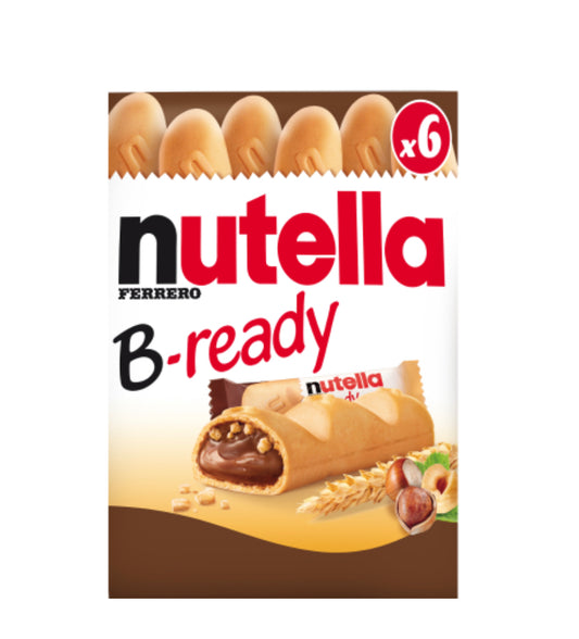 Nutella Fererro B-Ready Biscuits 6 x 22g