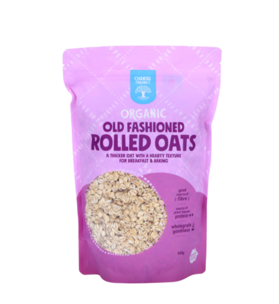 Chantal Organics Old Fashioned Rolled Oats 850g