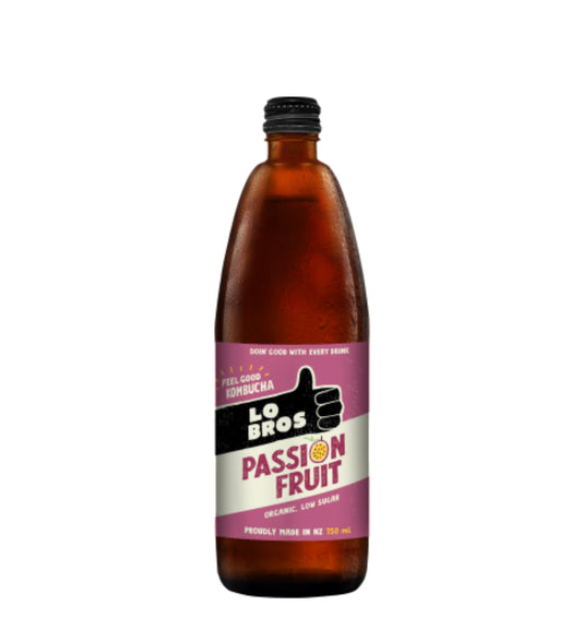 Lo Bros Kombucha Passionfruit 750ml