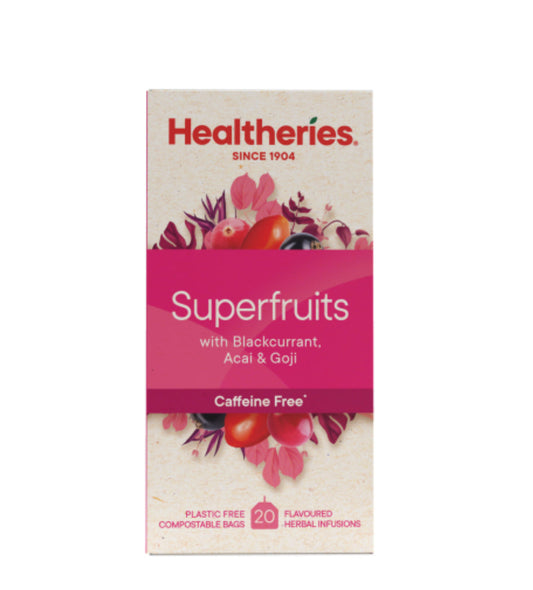 Healtheries Superfruits With Blackcurrant Acai & Goji Tea Bags 20pk -(B2B)