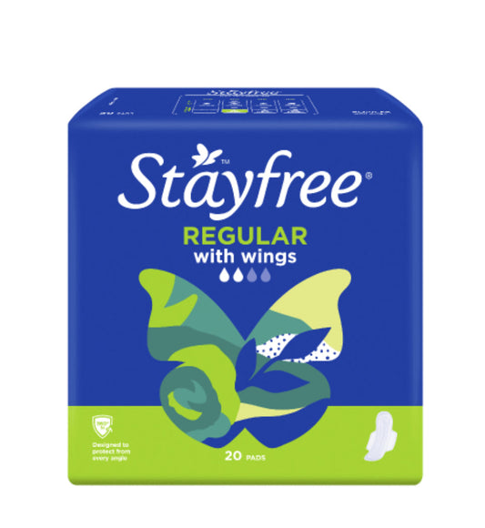 Stayfree Regular Pads With Wings 20pk -(B2B)
