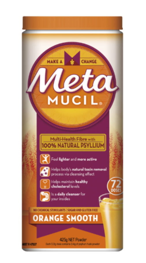 Metamucil Orange Smooth Daily Fibre Supplement 72pk