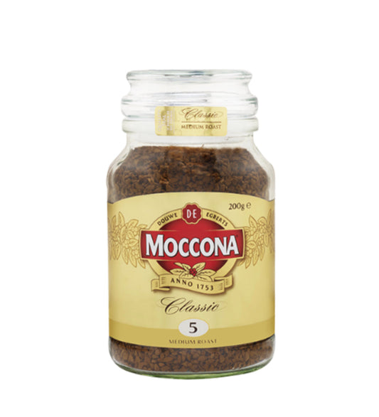 Moccona Classic Medium Roast Instant Freeze Dried Coffee Jar 200g -(B2B)