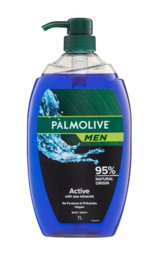 Palmolive Men Active With Sea Minerals Body Wash 1l