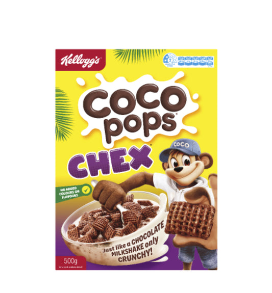 Kellogg's Coco Pops Chex Breakfast Cereal 500g
