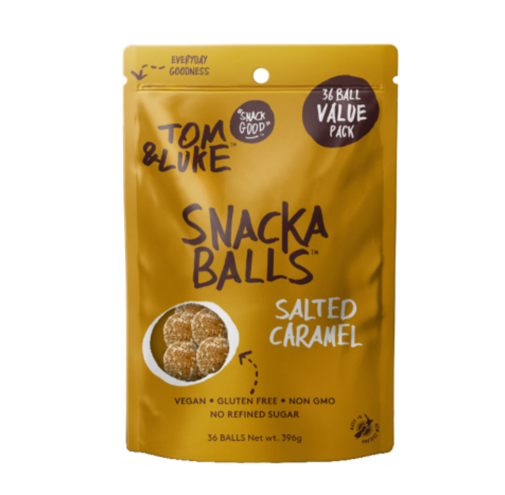 Tom & Luke Salted Caramel Snackaballs 396g