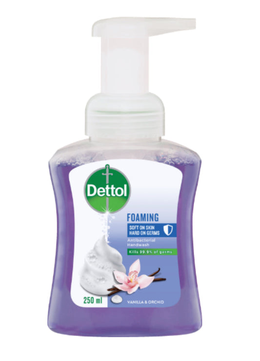 Dettol Foaming Vanilla & Orchid Pump Handwash 250ml -(B2B)