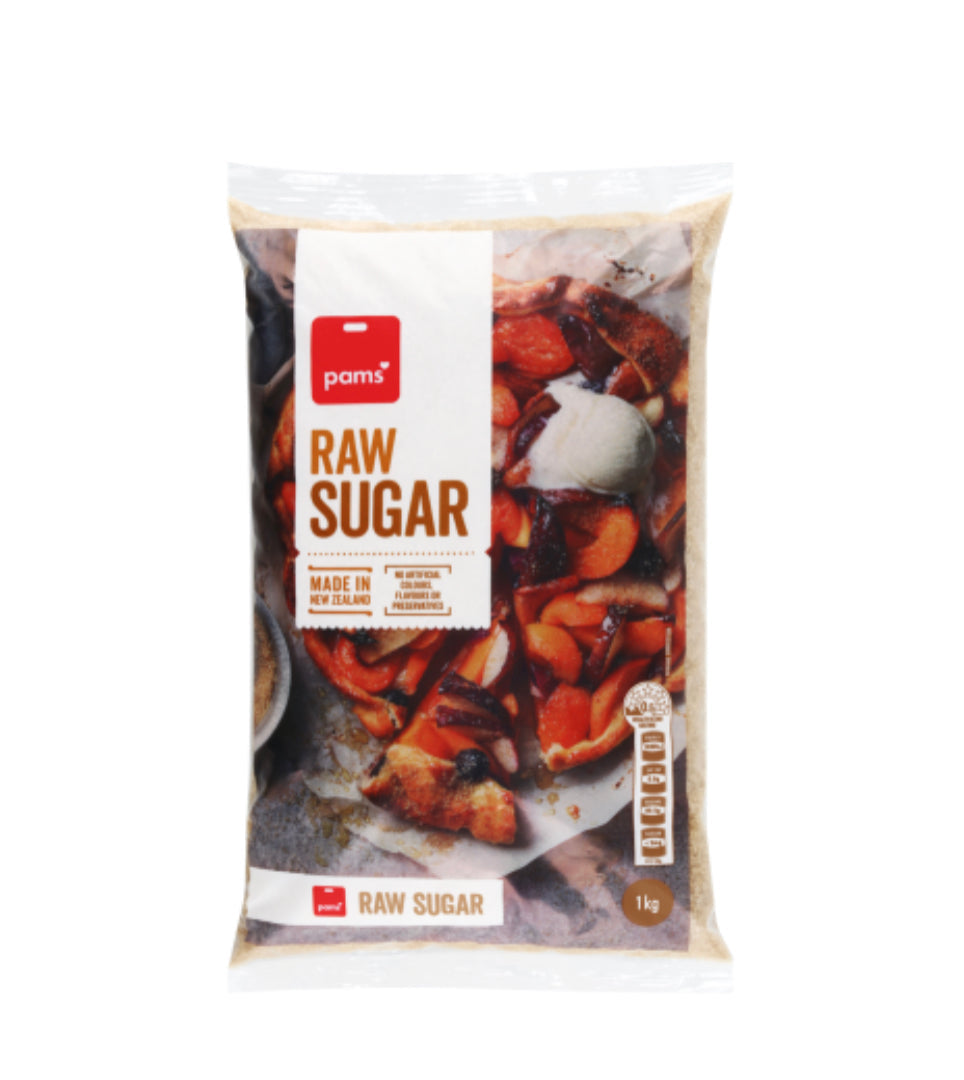 Pams Raw Sugar 1kg -(B2B)