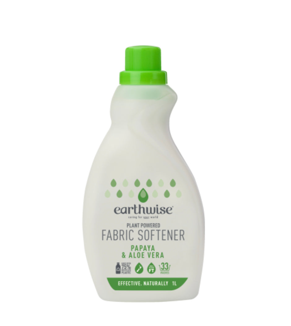 Earthwise Papaya & Aloe Vera Plant Powered Fabric Softener 1l -(B2B)