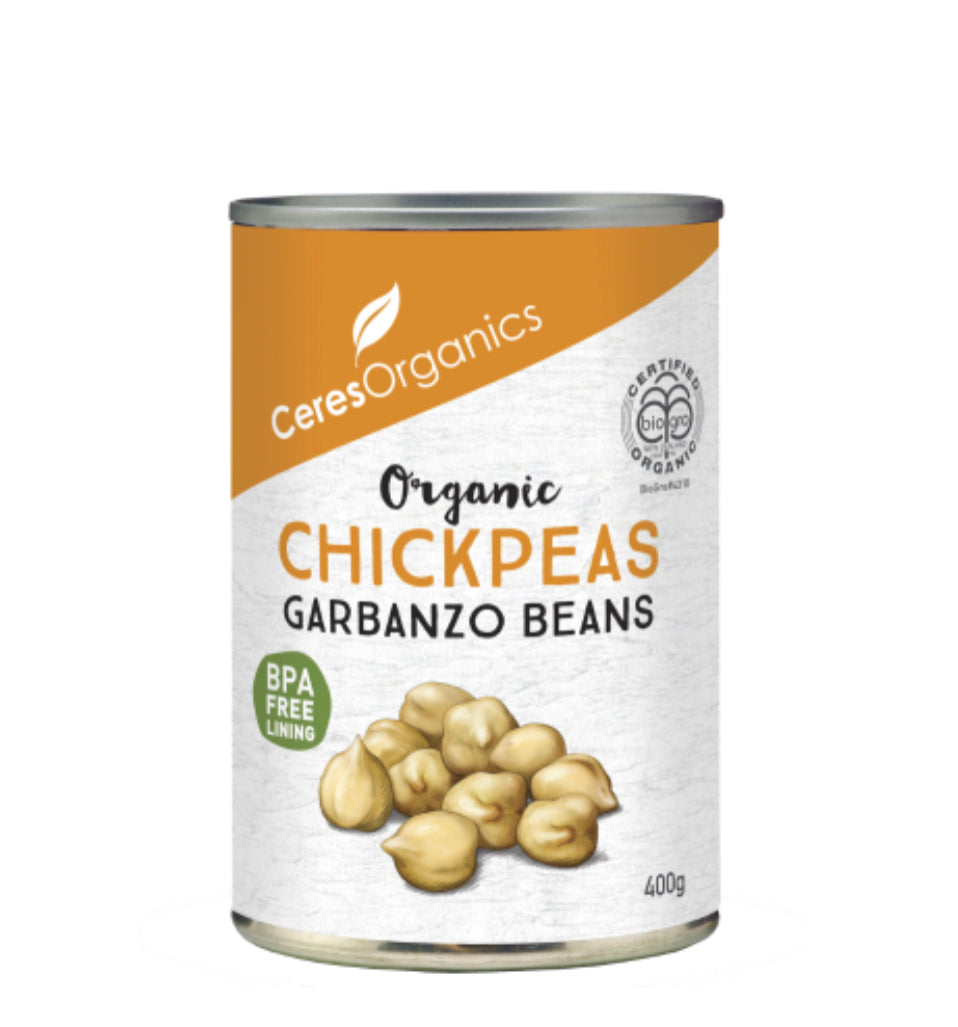 Ceres Organics Organic Chickpeas Garbanzo Beans 400g