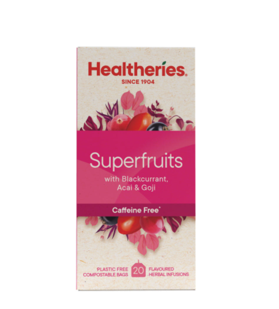 Healtheries Superfruits With Blackcurrant Acai & Goji Tea Bags 20pk