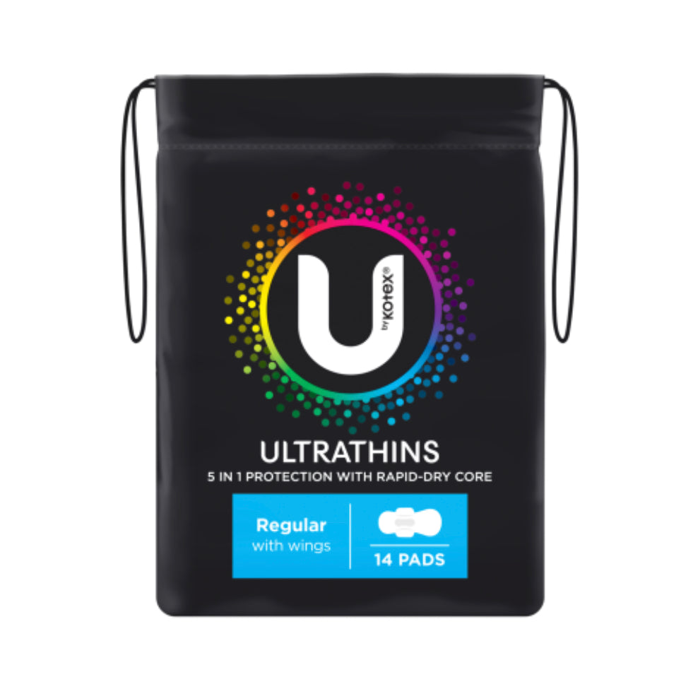 U By Kotex Ultrathins Regular Pads 14pk