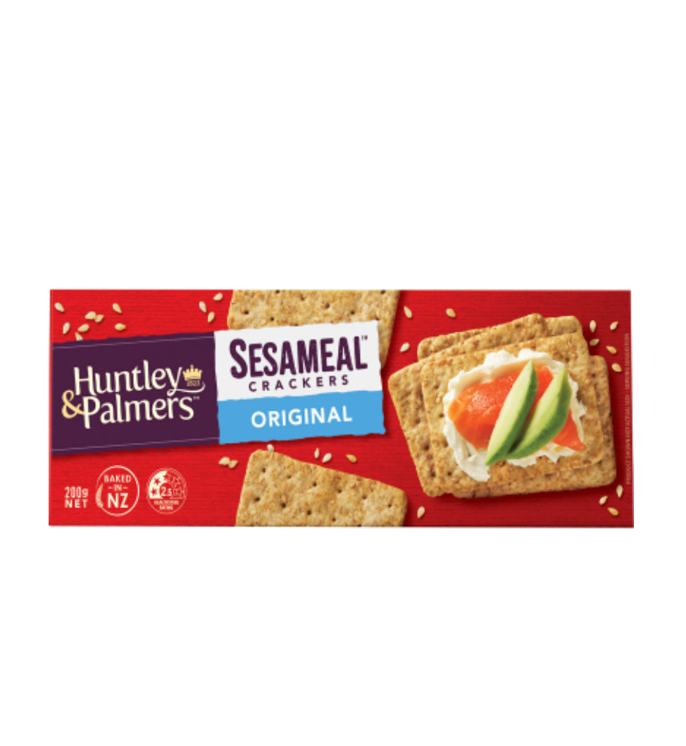 Huntley & Palmers Original Sesameal Crackers 200g