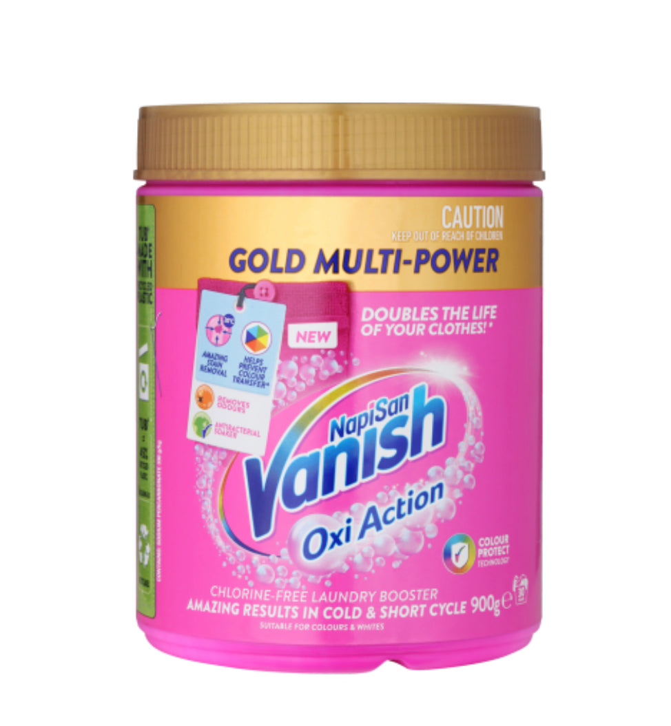 Vanish Napisan OxiAction Gold Pro Stain Remover Powder 900g