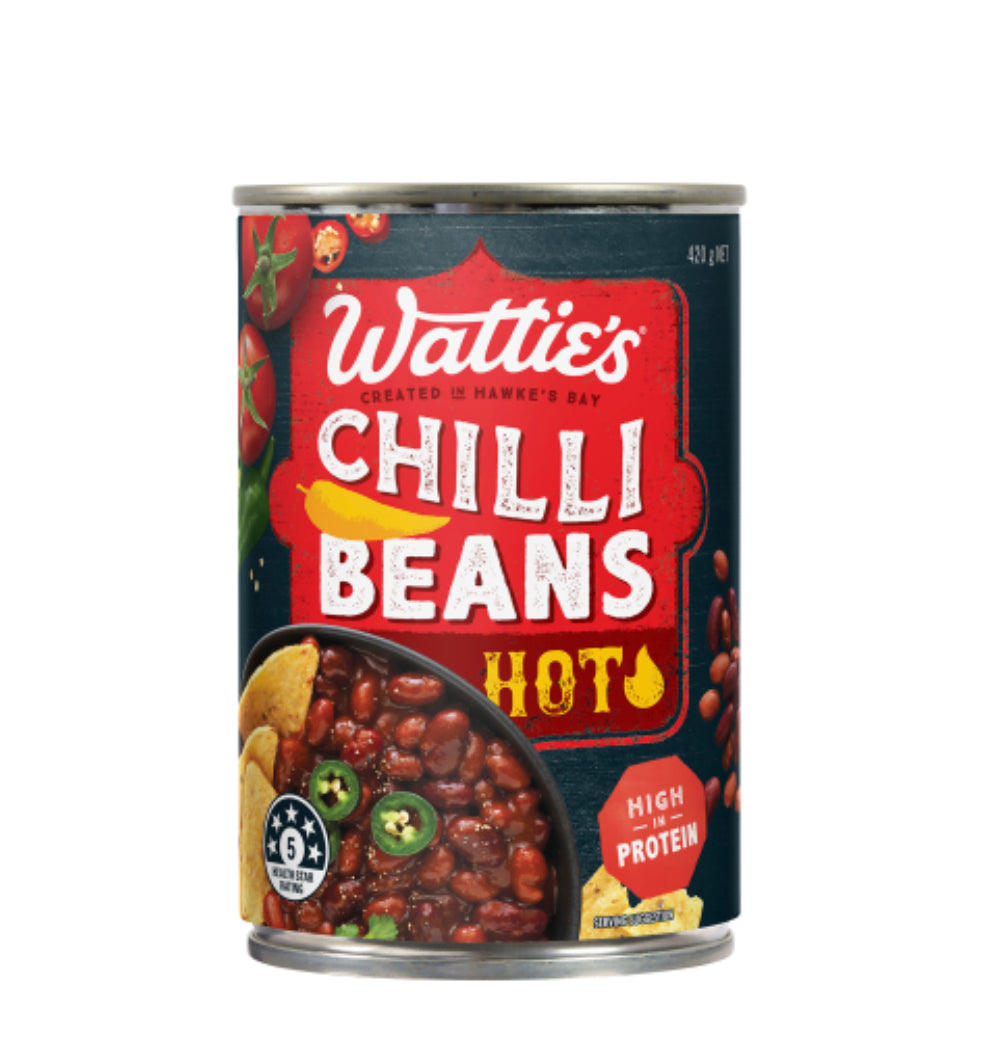 Wattie's Hot Chilli Beans 420g