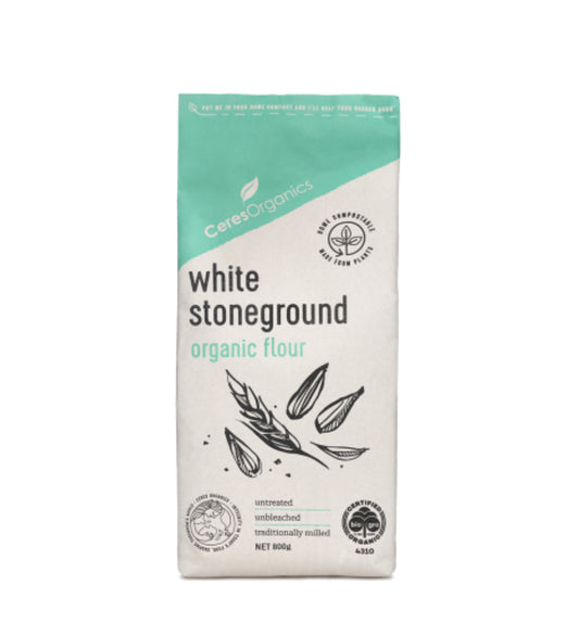 Ceres Organics White Stoneground Organic Flour 800g