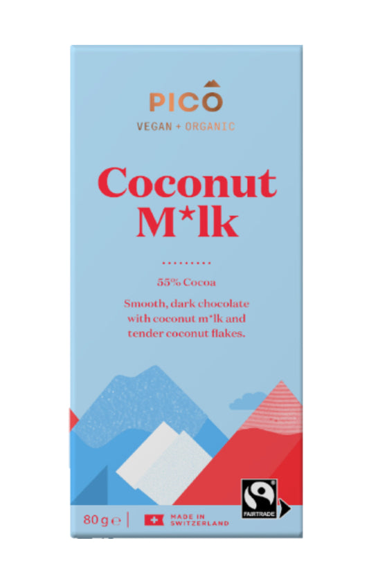 Pico Vegan Organic Coconut Milk Chocolate Block 80g