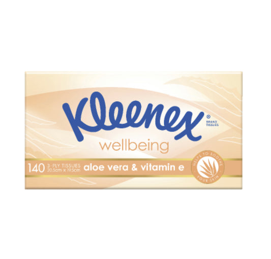 Kleenex Aloe & Vitamin E Facial Tissues 140pk