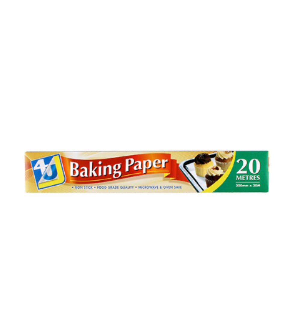 4U Baking Paper 300mm Wide 20m