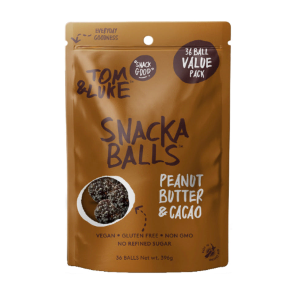 Tom & Luke Peanut Butter & Cacao Snackaballs 396g