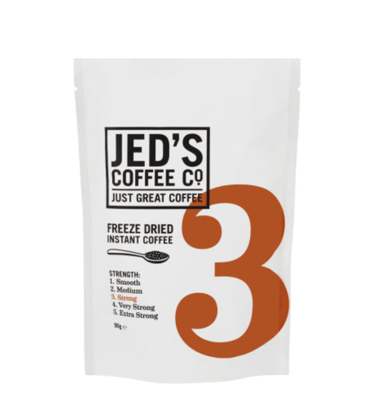 Jed's Coffee Co. #3 Strong Strength Instant Freeze Dried Coffee Refill 90g