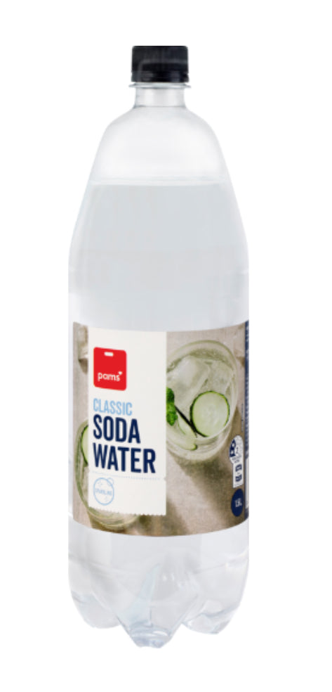 Pams Classic Soda Water 1.5l