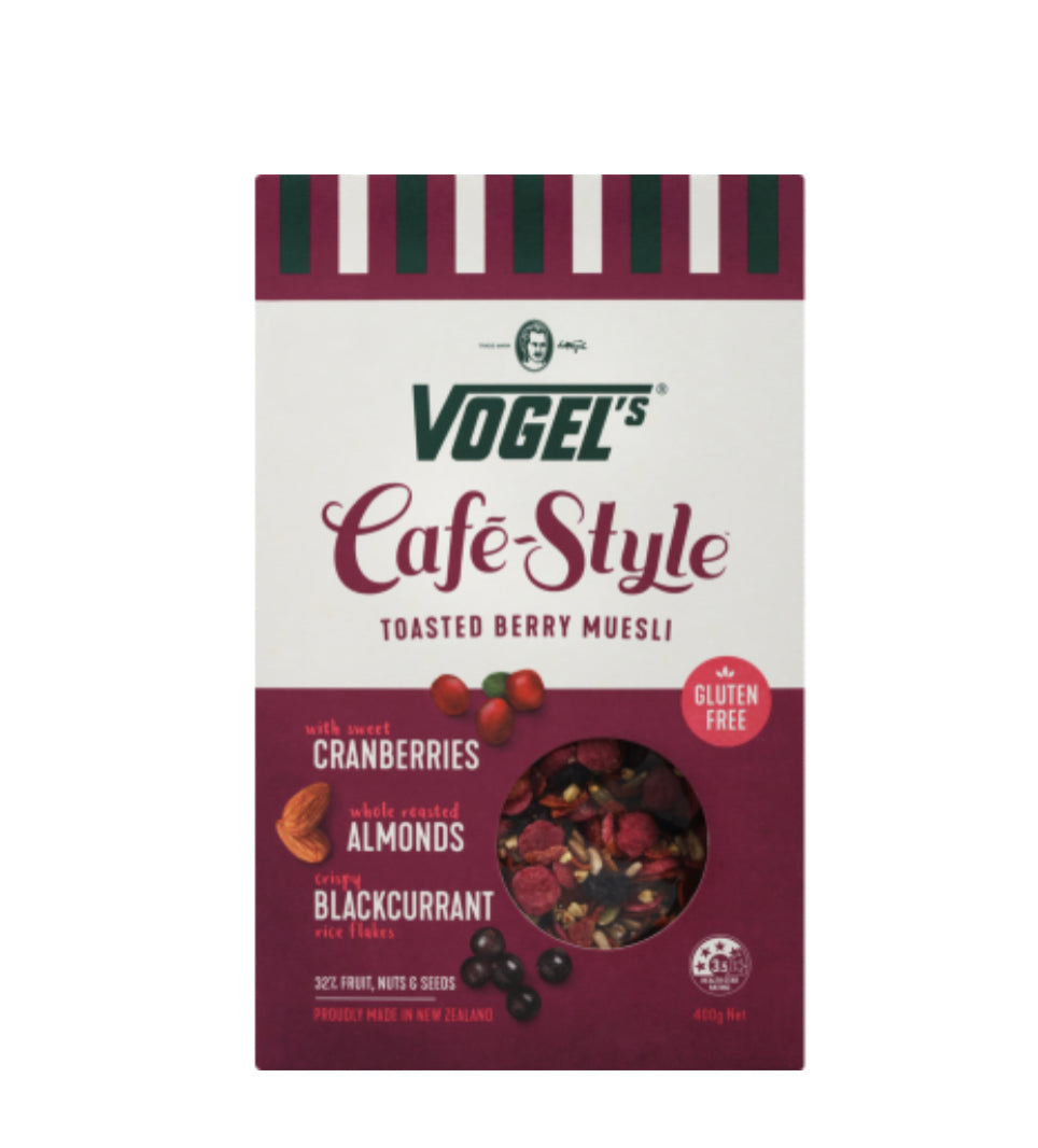Vogel's Cafe-Style Toasted Berry Muesli 400g