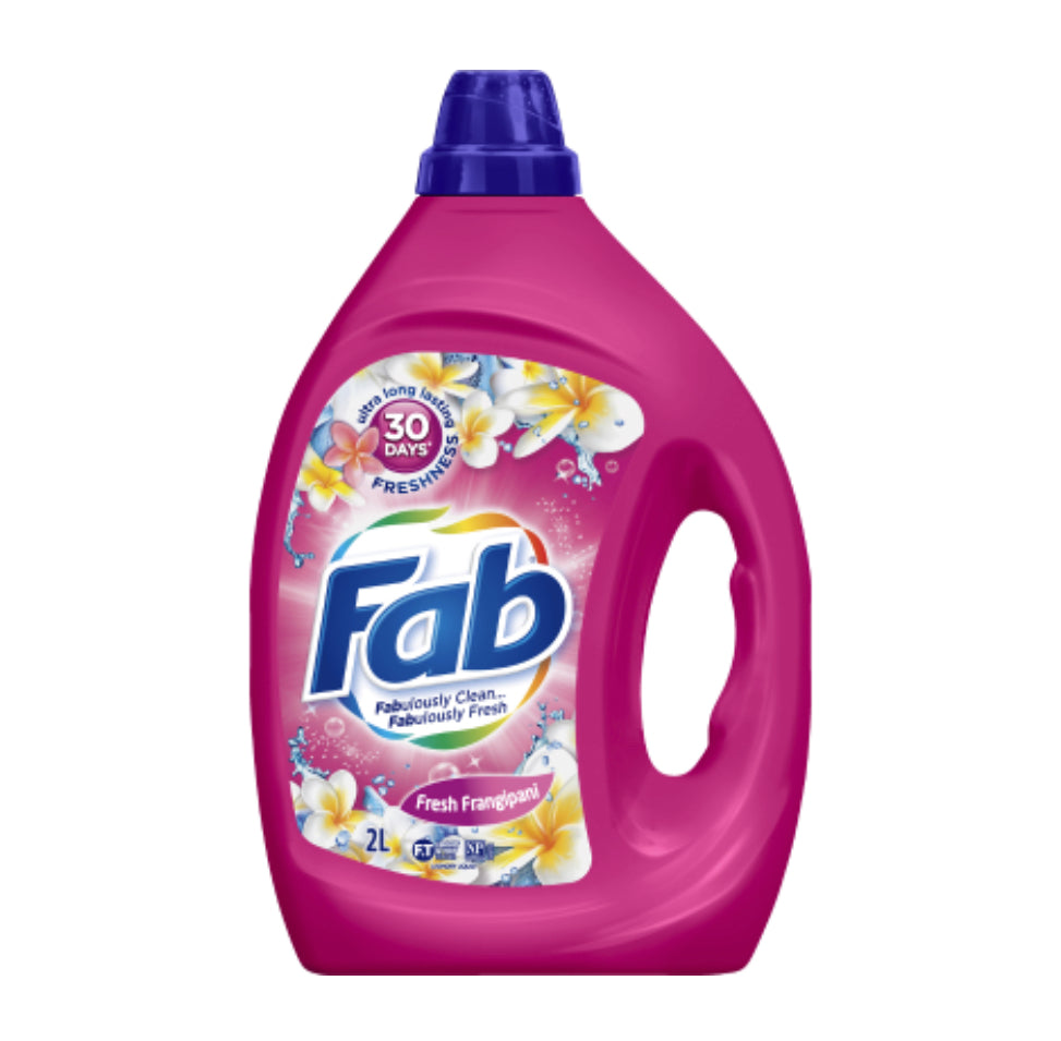 Fab Fresh Frangipani Laundry Detergent Liquid 2l