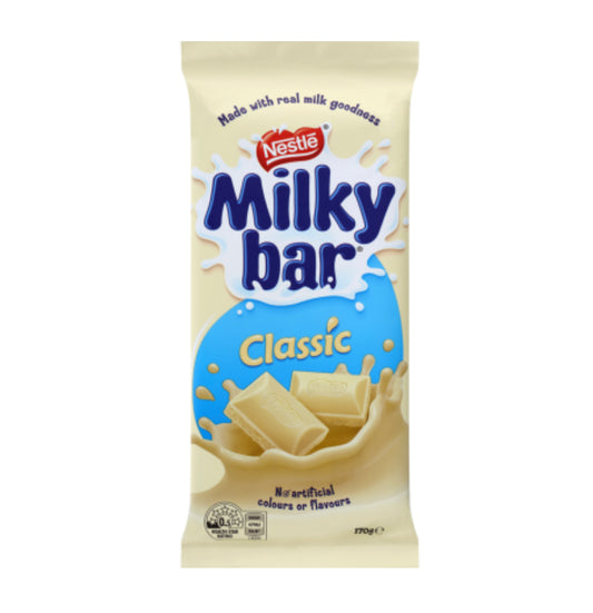 Nestle Milky Bar Classic White Chocolate Block 170g
